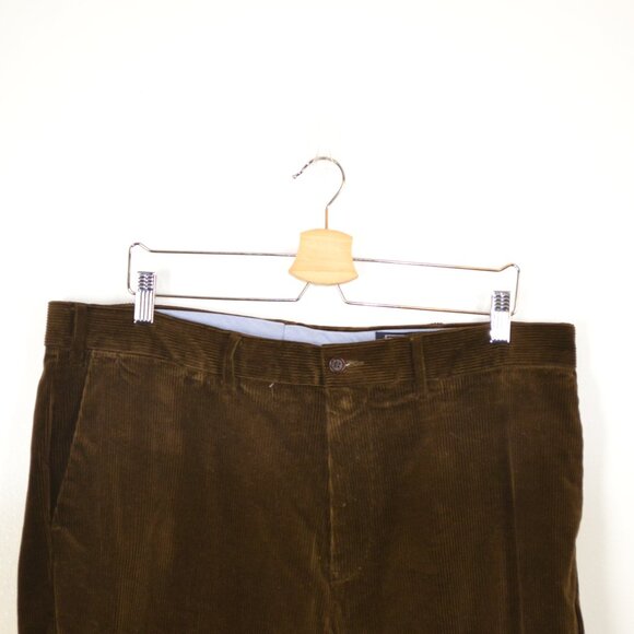 Polo Ralph Lauren Classic Fit Corduroy Mens 38/30 Straight Leg 4 Pockets Brown - Picture 3 of 9